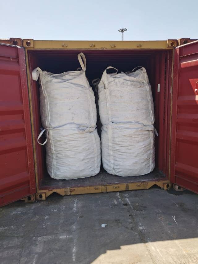 Close-up of Secured FIBC Bags