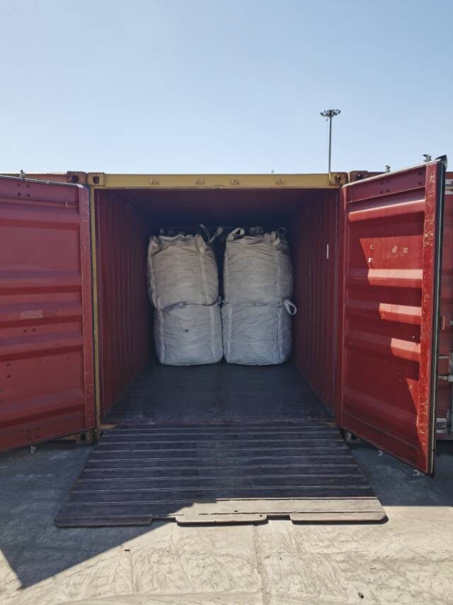 Shipping Container with FIBC Bulk Bags
